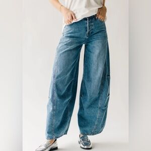 Free people We The Free westward Demi Denim barrel Jeans